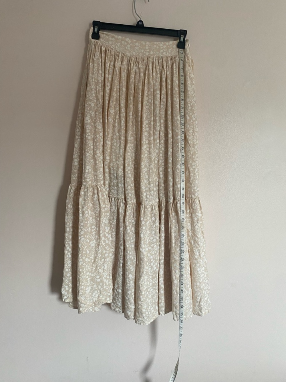 MARBLE Cream Floral Maxi Skirt - Picture 10 of 15